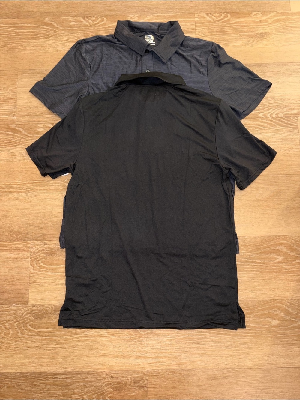Lot of 2 32 Degrees Cool Men’s Polo Shirts Size M Black Gray Heat Cool NWT - Picture 8 of 9